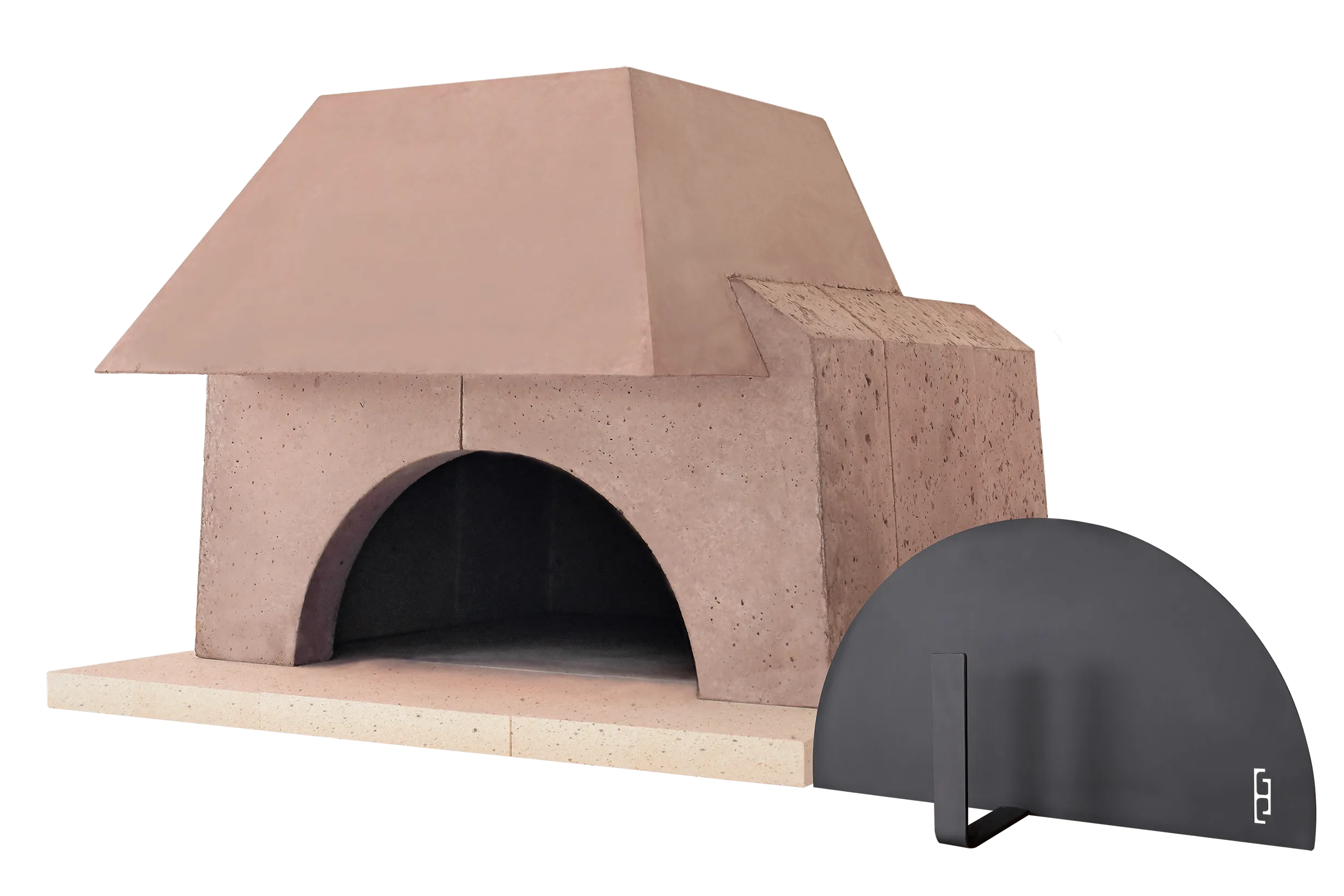 Compacte doe-het-zelf houtoven